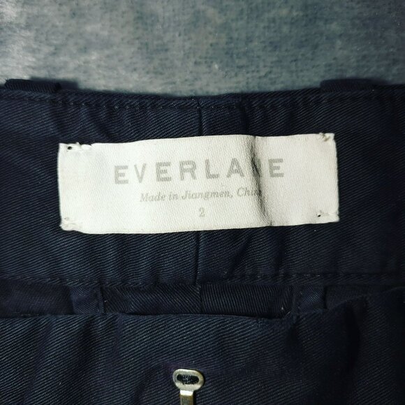 Everlane Womens Pant Size 2 Black Corporate Goth Versatile Gorpcore Career - Picture 3 of 9